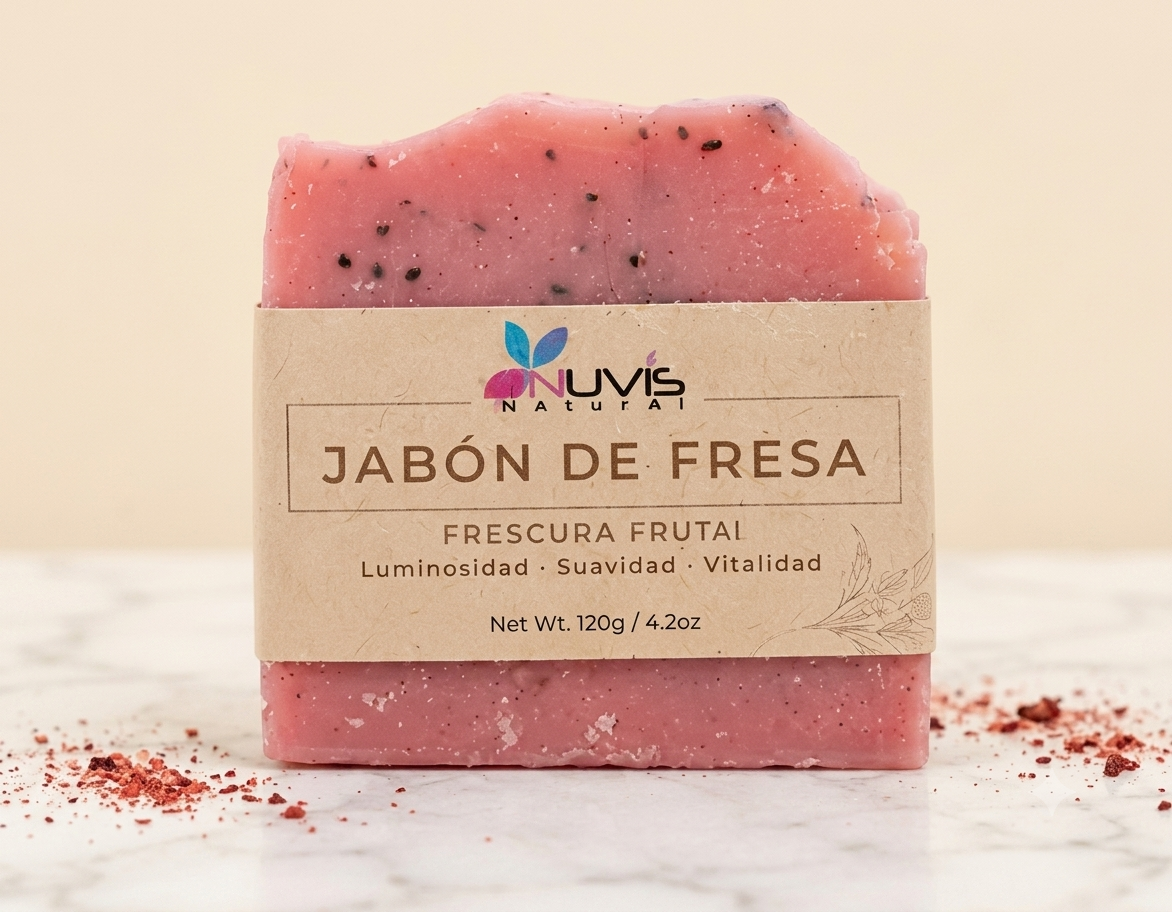 Jabón Artesanal de Fresa