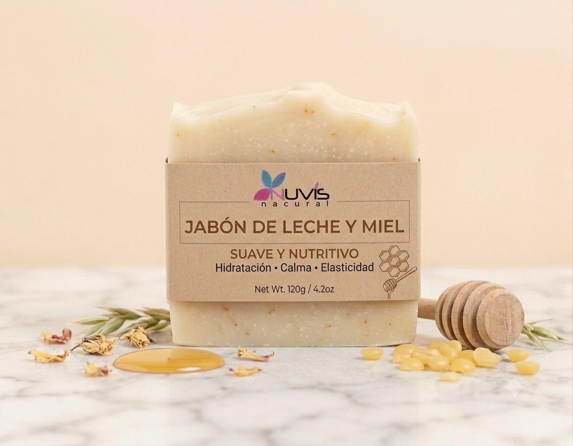 Jabón Artesanal de Leche y Miel