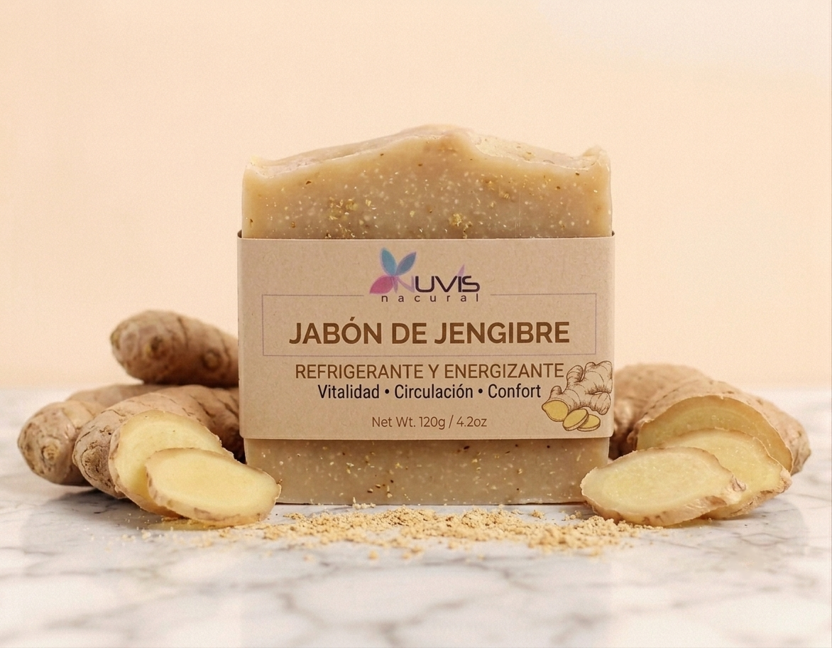 Jabón Artesanal de Jengibre