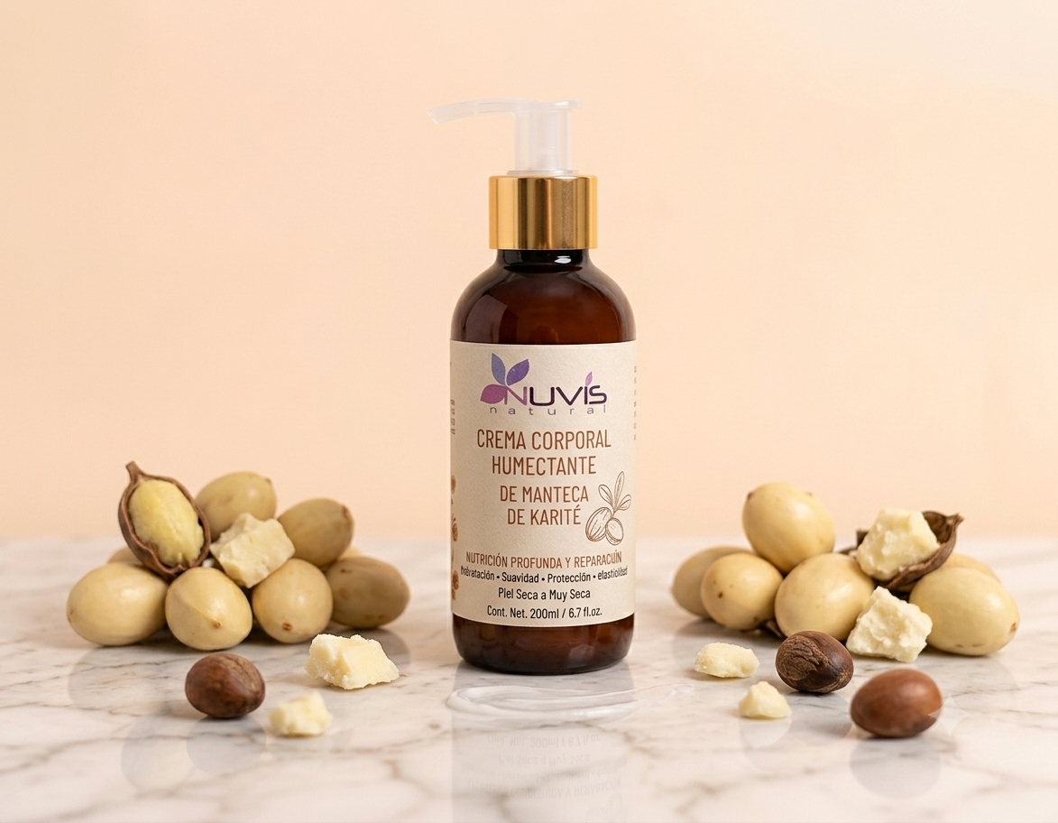 Crema Humectante de Karité, Almendras y Coco